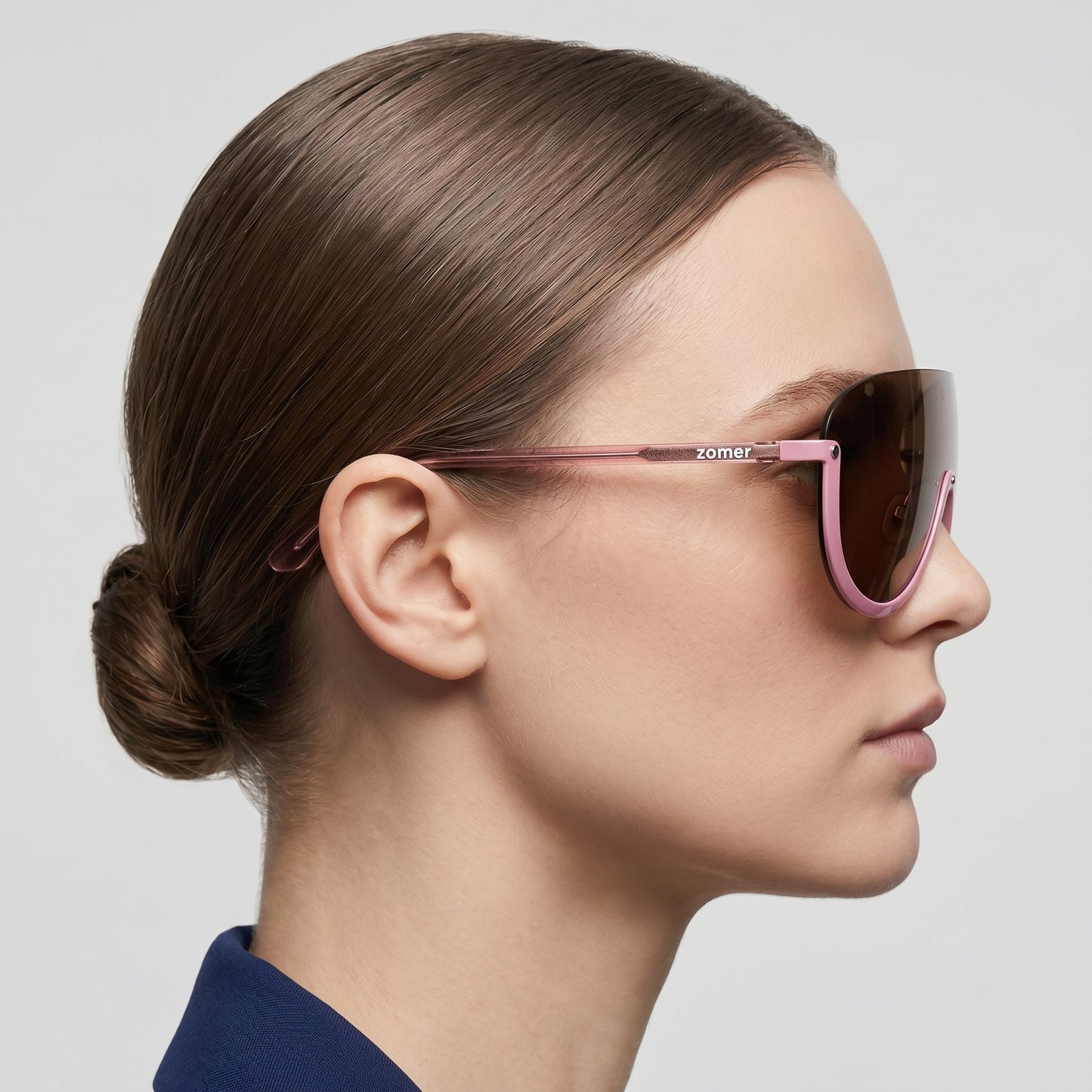 Futurist Pink Shield Sunglasses