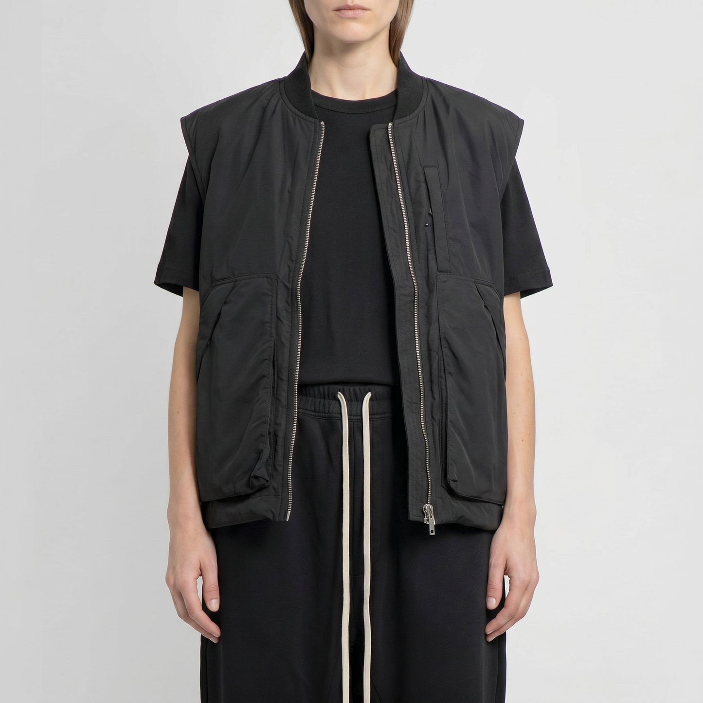 Dropped Crotch Drawstring Sweatpants