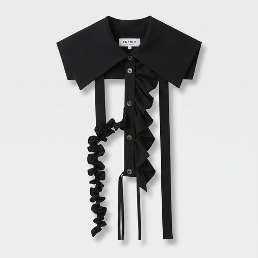 Architectural Ruffled Collar Piece
