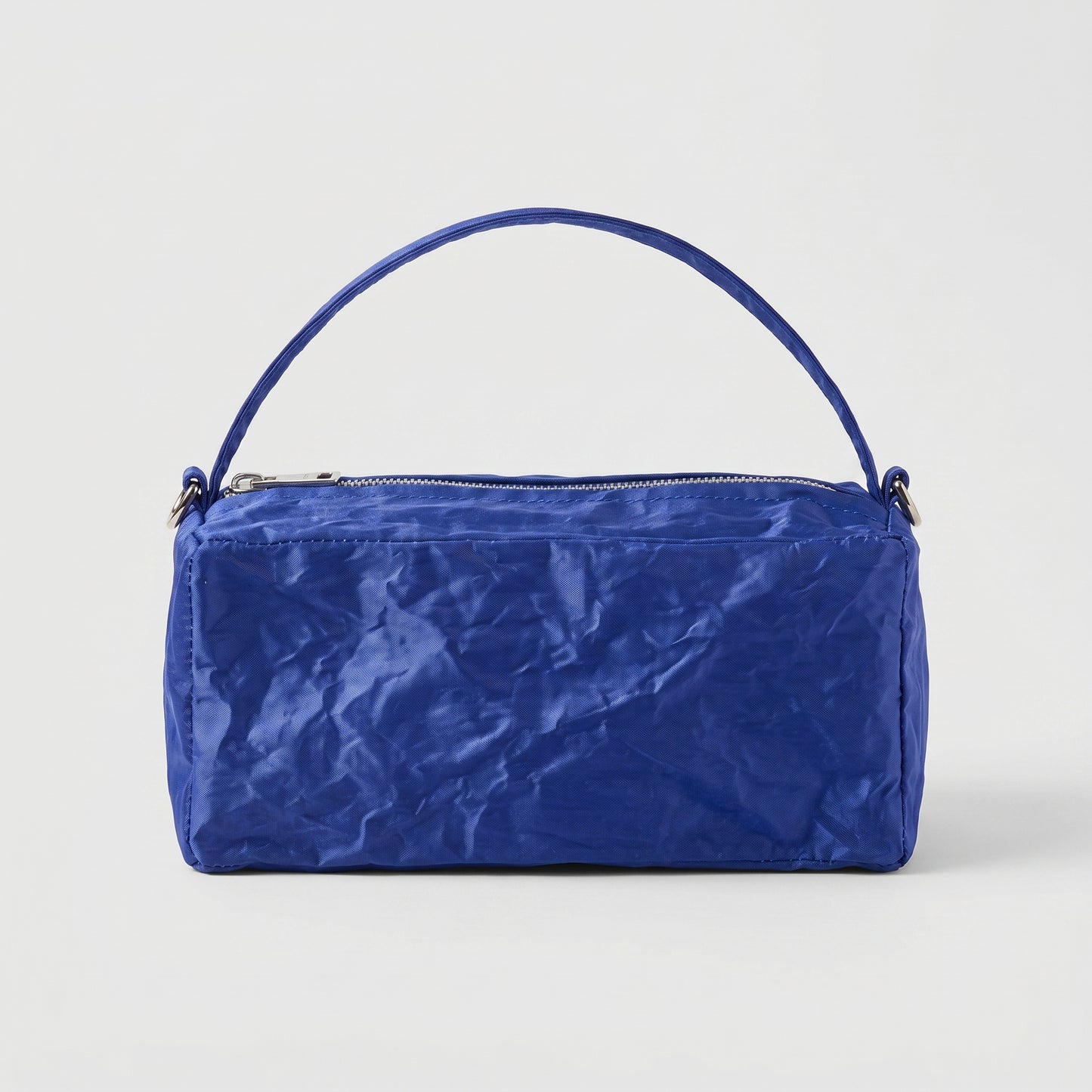 Cobalt Crinkled Shoulder Bag