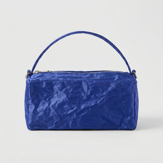 Cobalt Crinkled Shoulder Bag