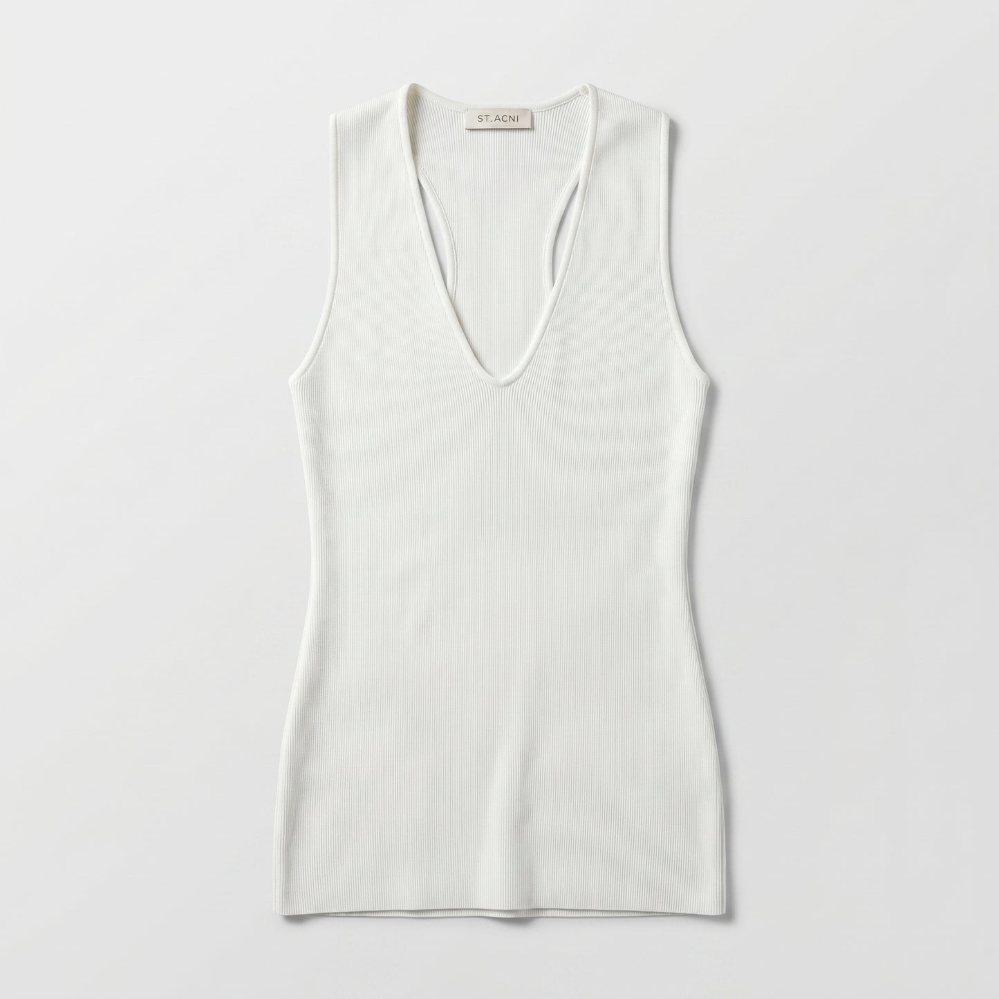 Essential Ribbed V-Neck Tank
