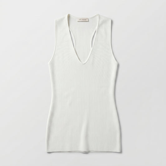 Essential Ribbed V-Neck Tank