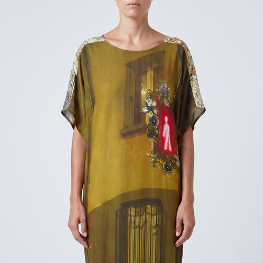 Graphic Printed Shift Dress