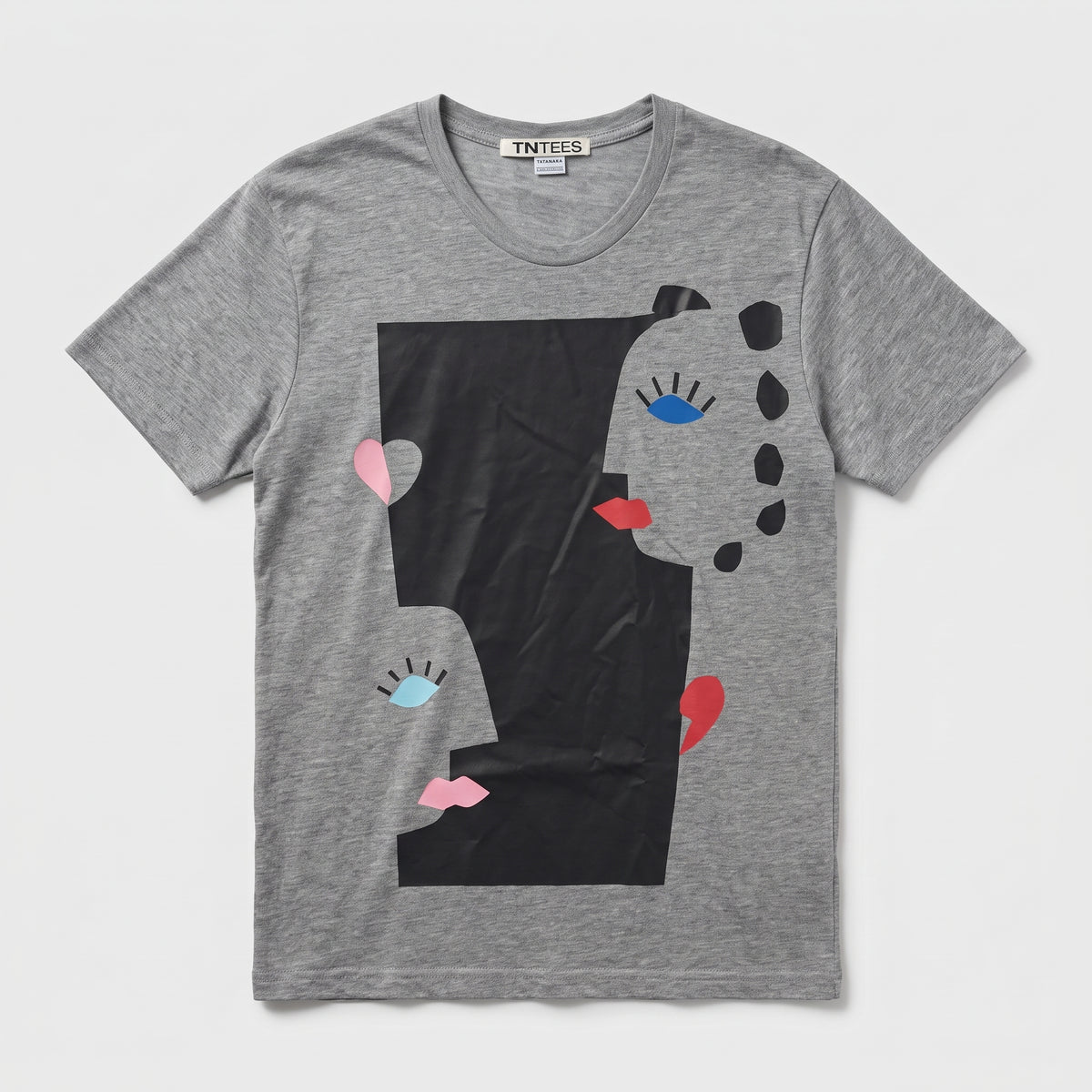 Abstract Graphic Grey T-Shirt