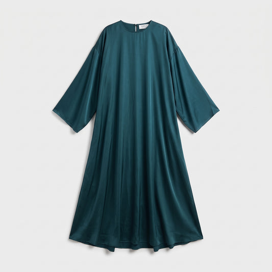 Satin Midi Relaxed Dress
