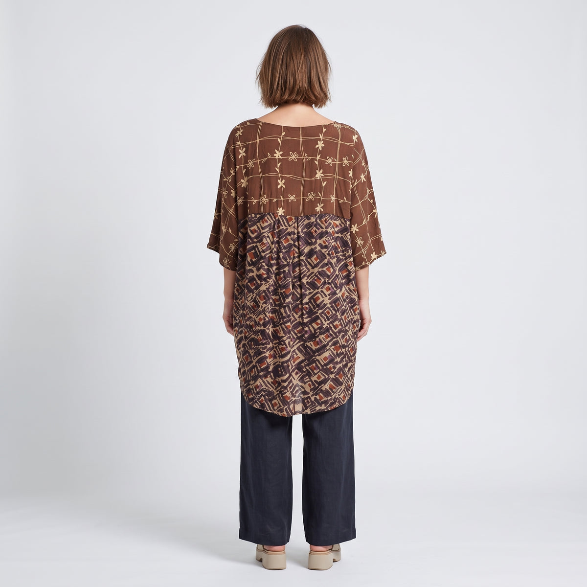Floral Tassel Print Blouse