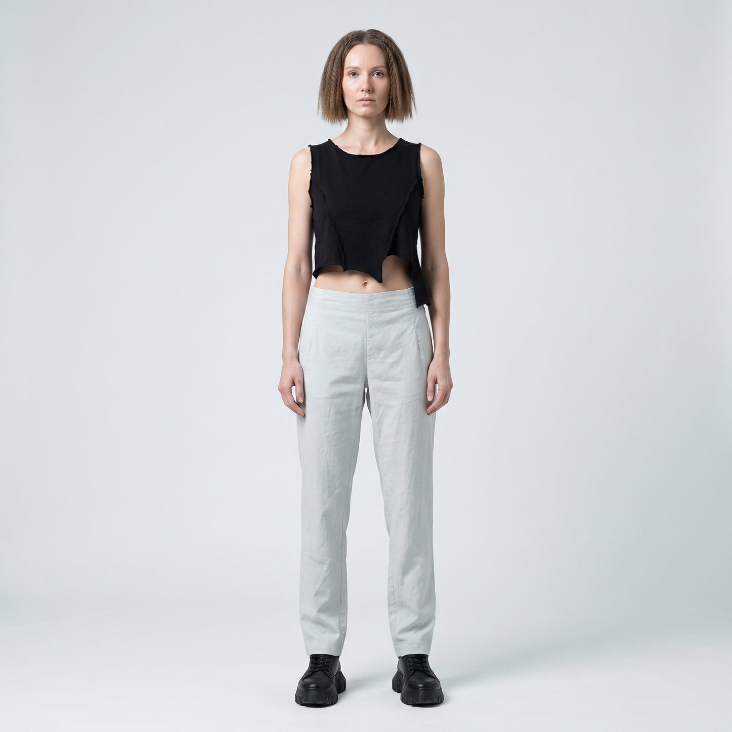 Minimalist Tailored Slim Trousers