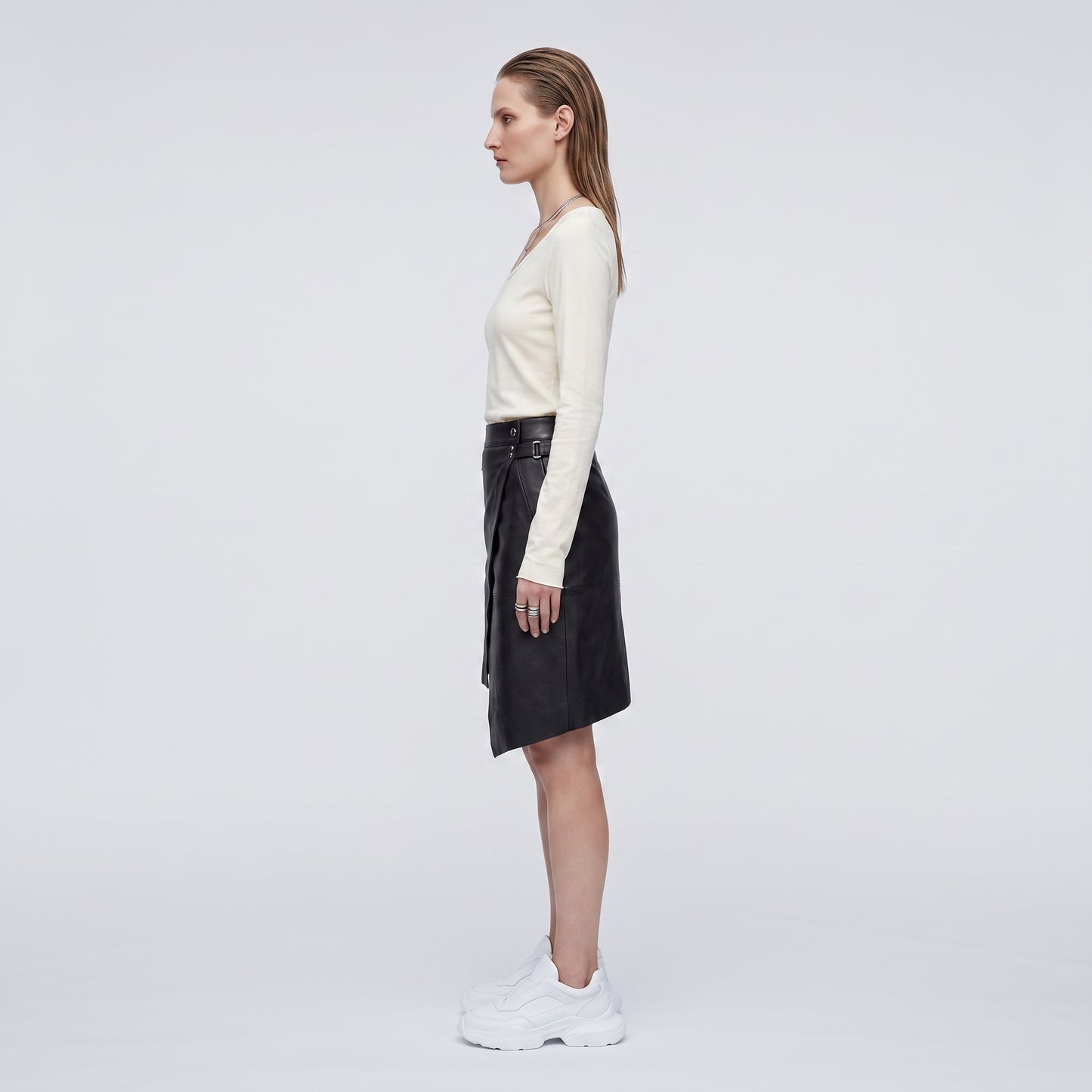 Essential Cream Long Sleeve Top