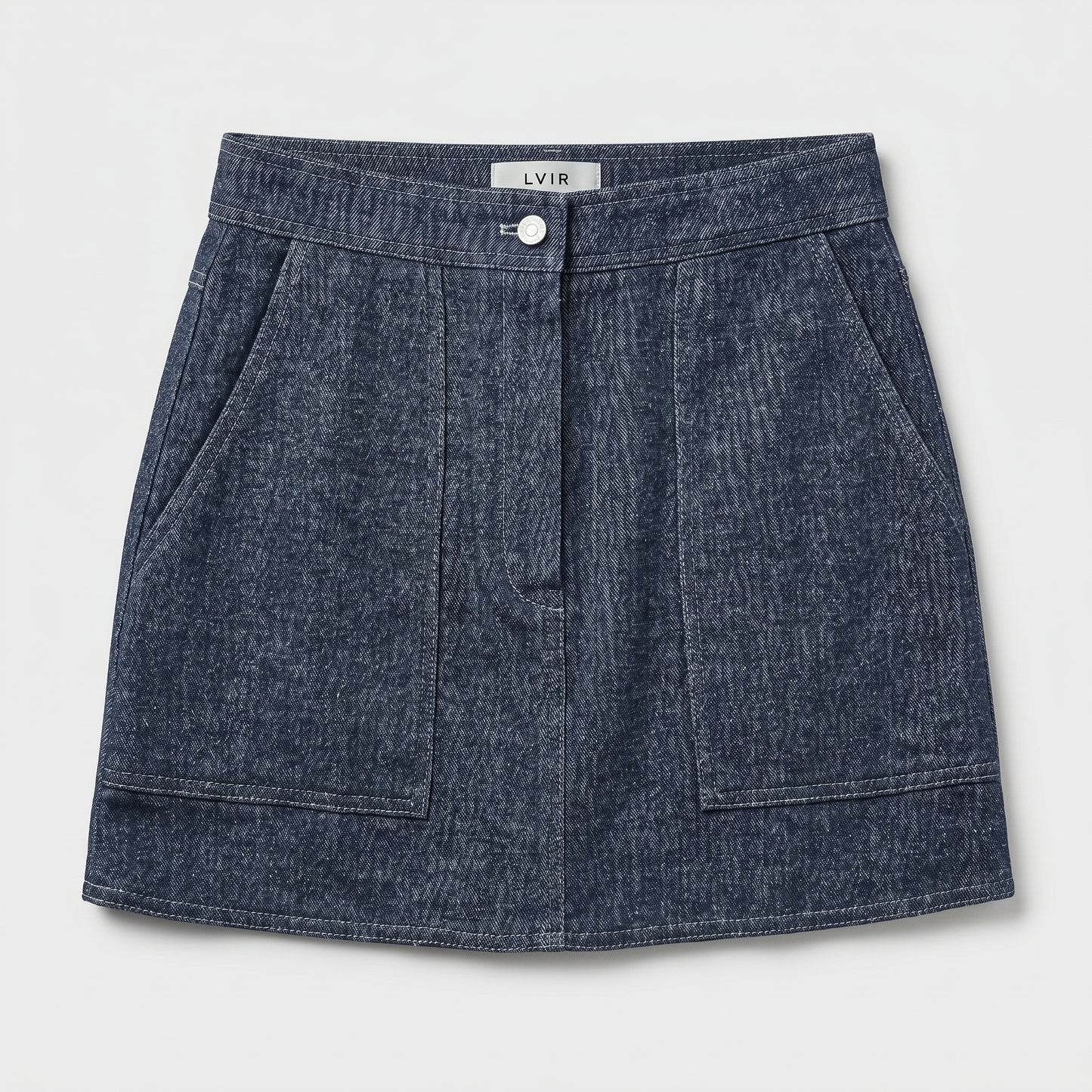 Dark Wash Denim Mini Skirt