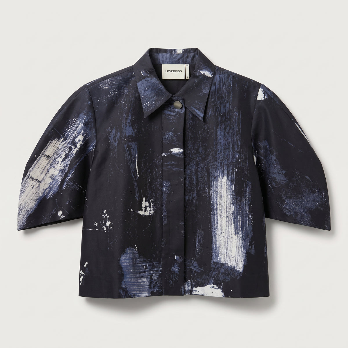 Abstract Print Structured Jacket