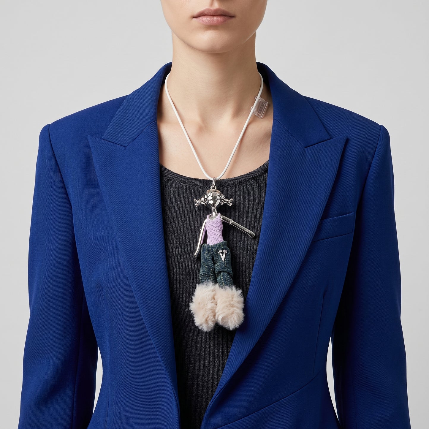 Whimsical Figurine Pendant Necklace