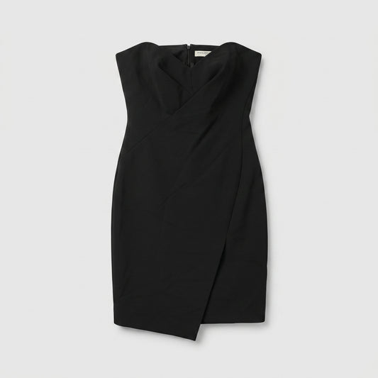 Strapless Draped Cocktail Dress