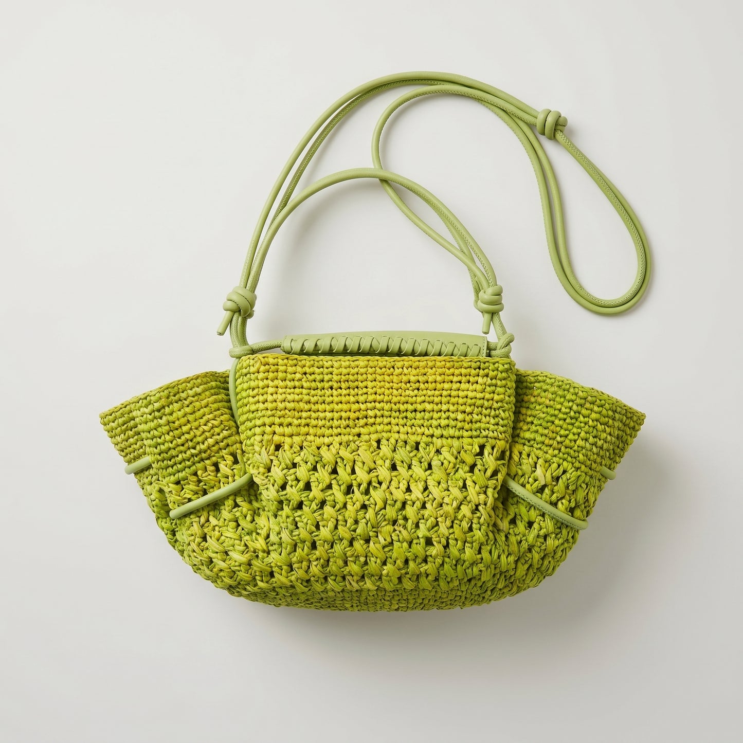 Woven Mini Straw Shoulder Bag