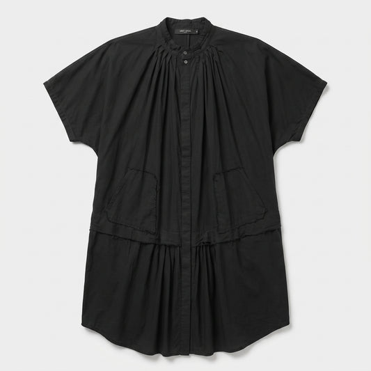 Pleated Cotton Poplin Tunic