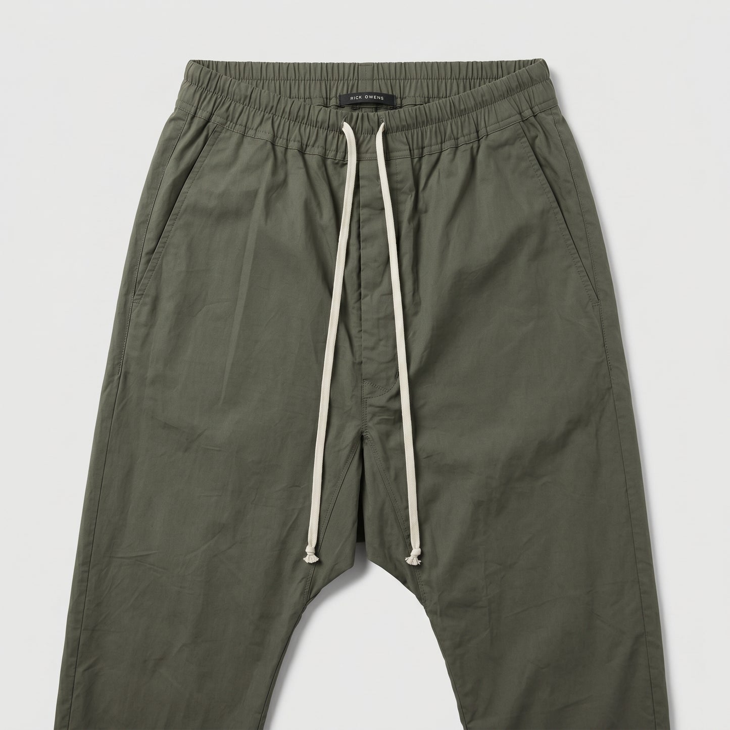Drawstring Drop Crotch Trousers