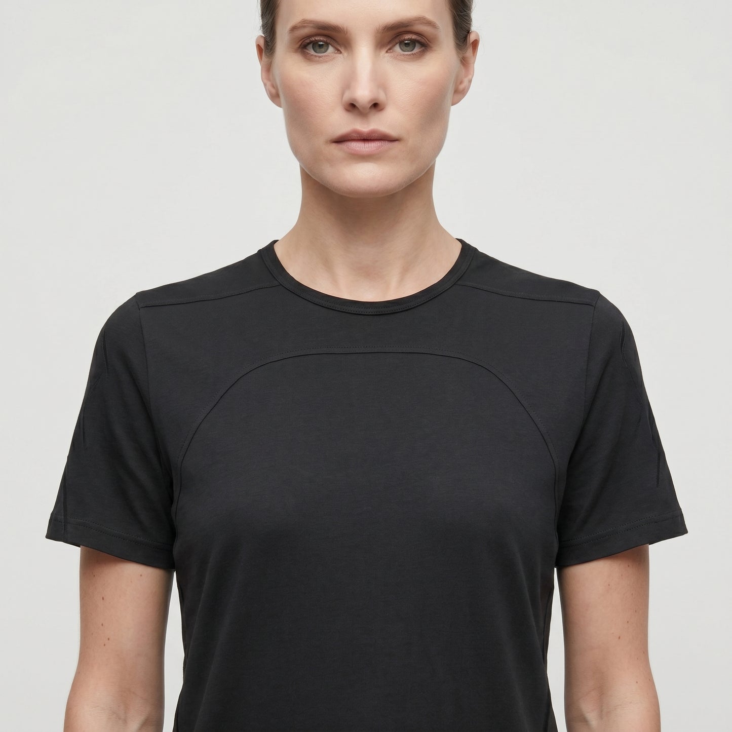 Minimalist Curved Seam Tee