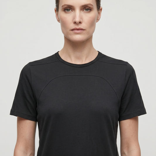 Minimalist Curved Seam Tee