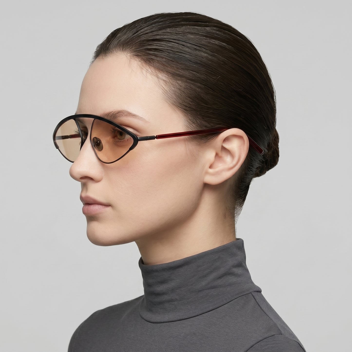 Futuristic Shield Tinted Sunglasses
