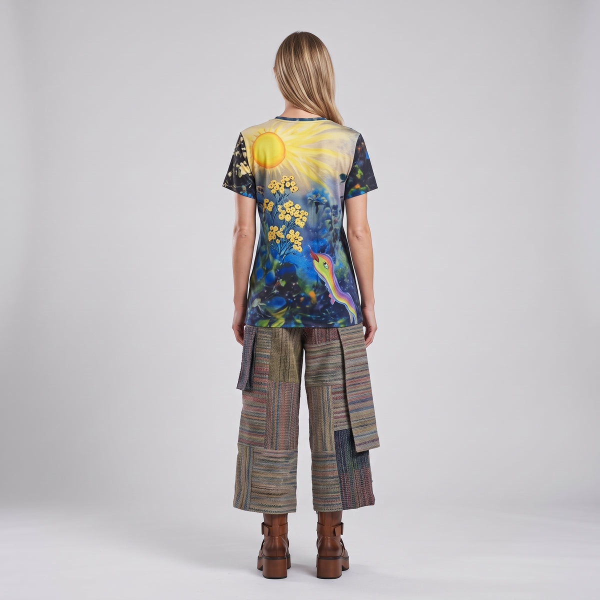 Graphic Printed Artistic Cotton Tee