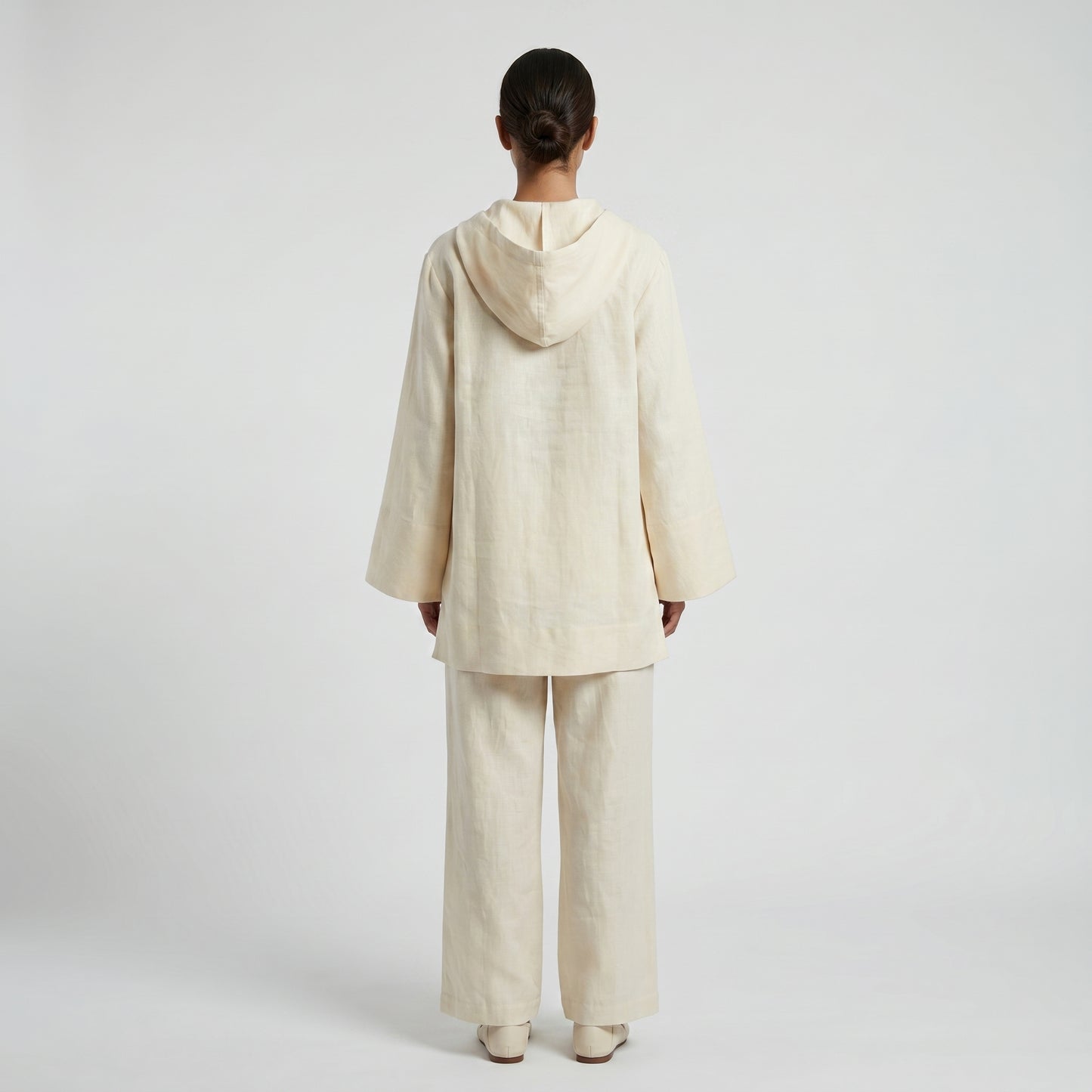Floral Embroidered Hooded Tunic