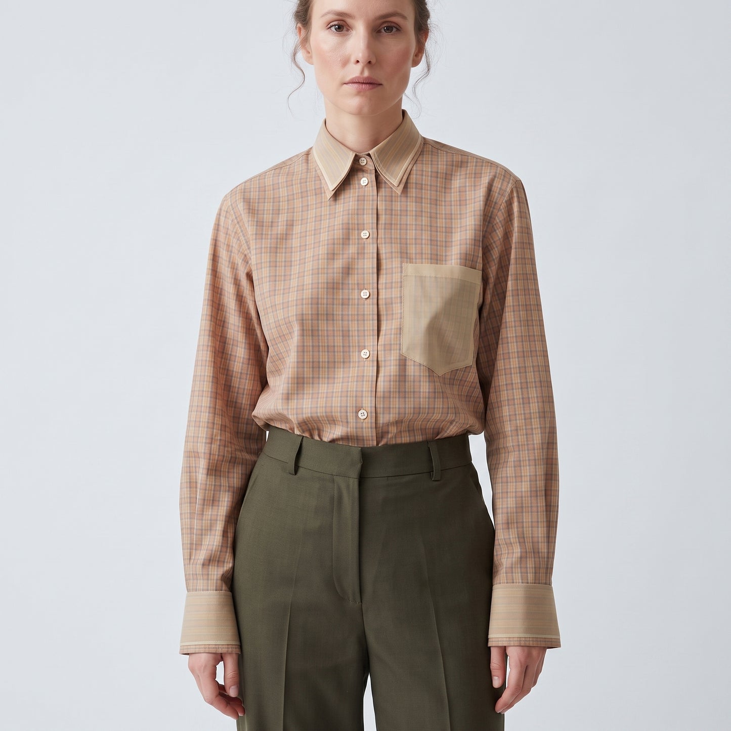Classic Plaid Button-Down Shirt