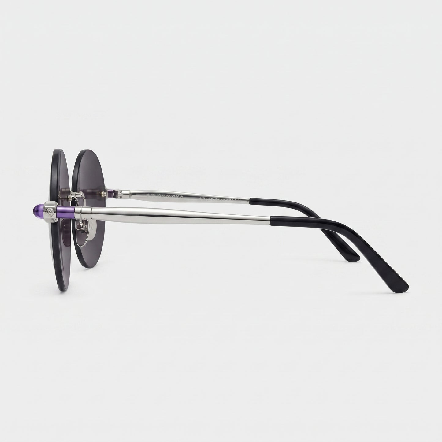 Round Rimless Metal Sunglasses