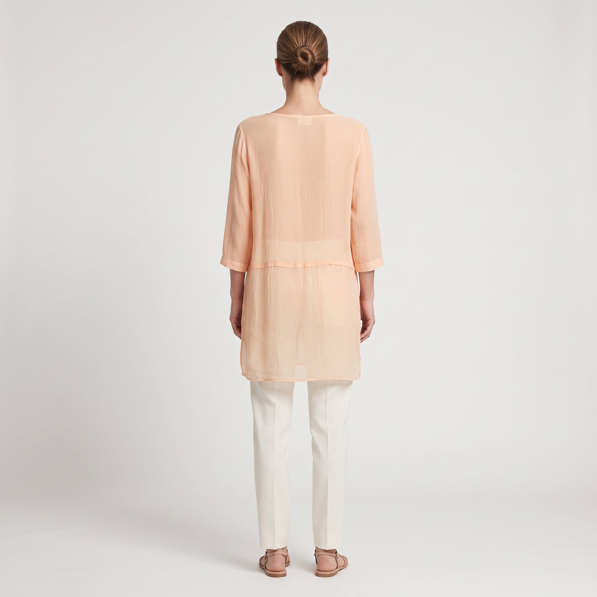 Peach Lightweight Jersey Tunic