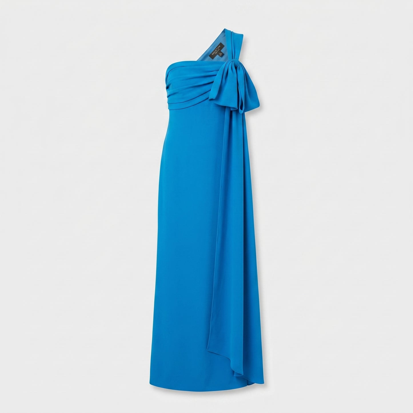 One-Shoulder Bow Detail Gown