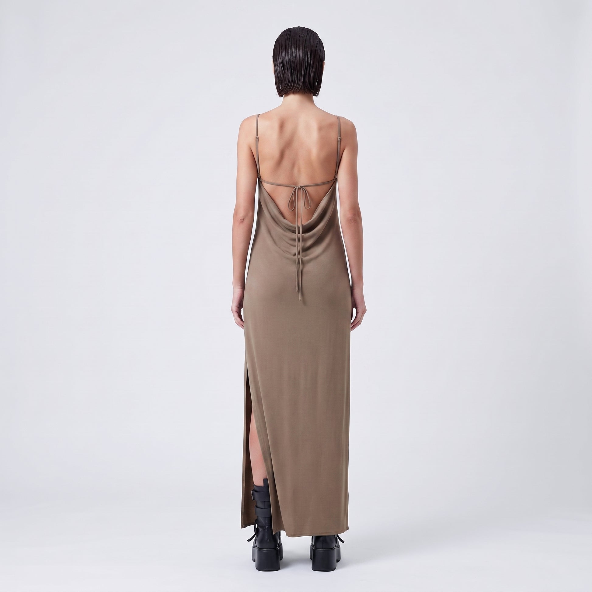 Minimalist Silk Slip Dress – PIAFF BOUTIQUE