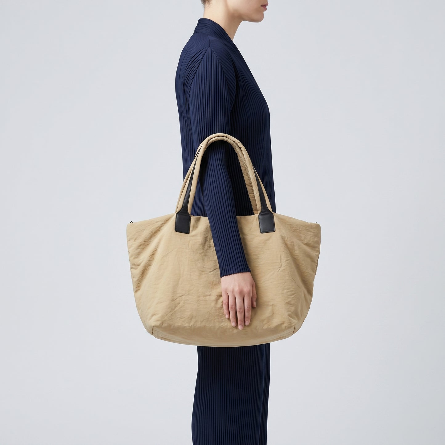 Padded Tech-Nylon Tote Bag
