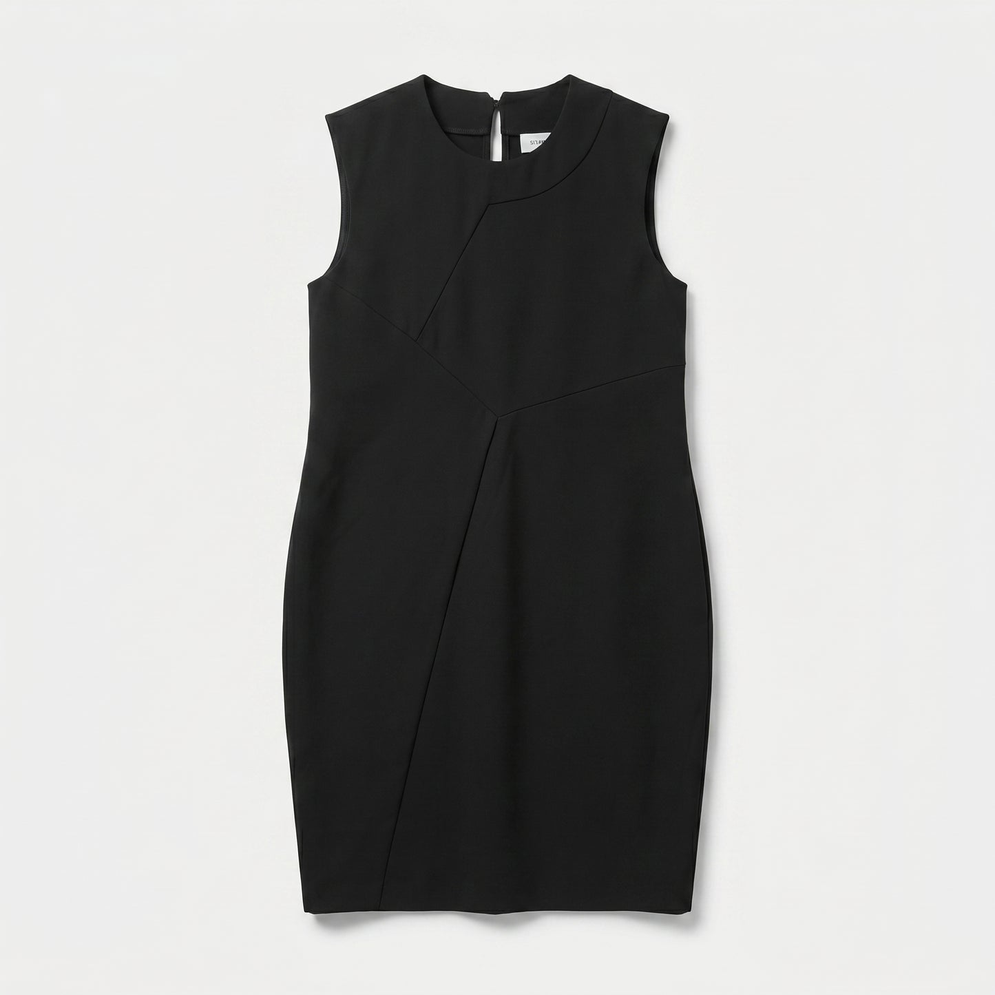 Sleeveless Geometric Shift Dress