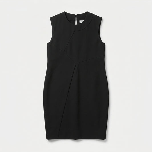 Sleeveless Geometric Shift Dress