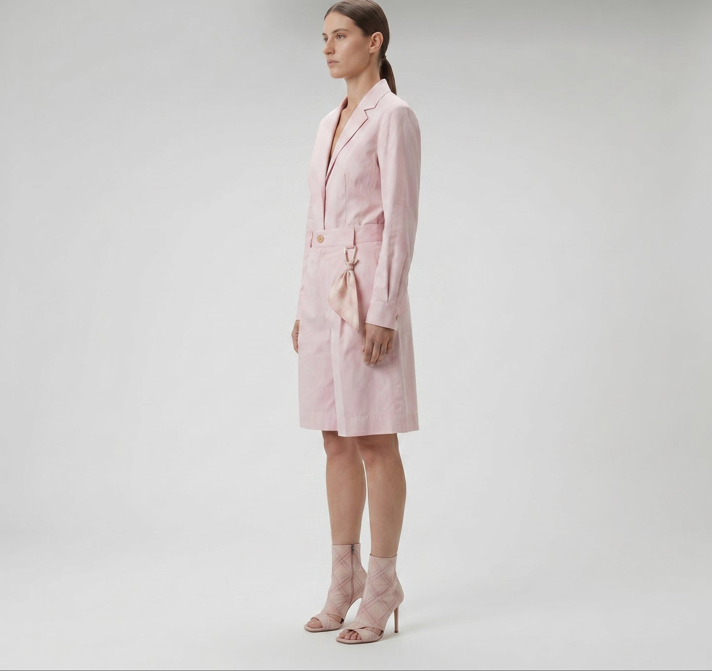 Tailored Pink Bermuda Shorts