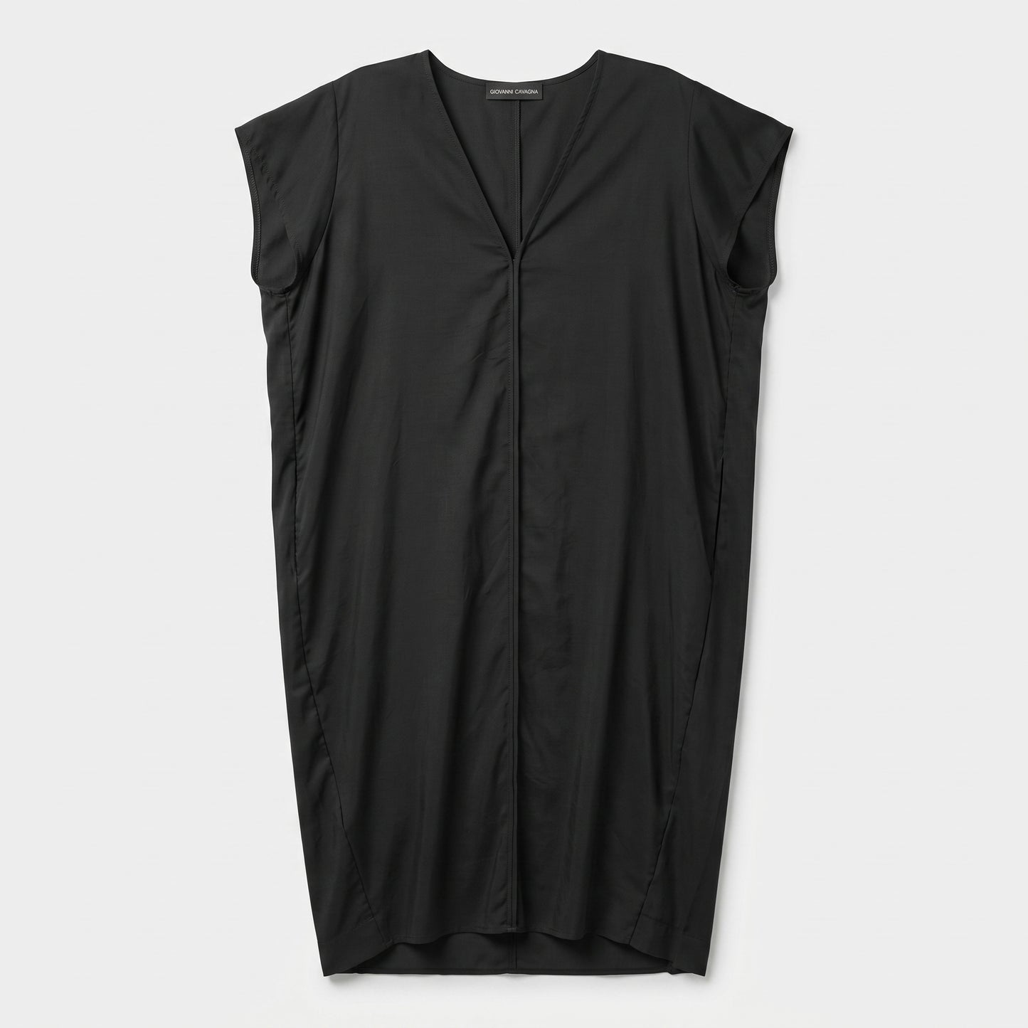Minimalist V-Neck Shift Dress