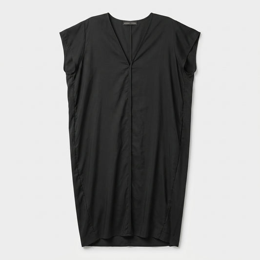 Minimalist V-Neck Shift Dress