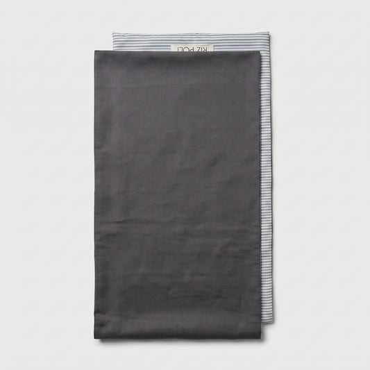 Reversible Striped Minimalist Scarf