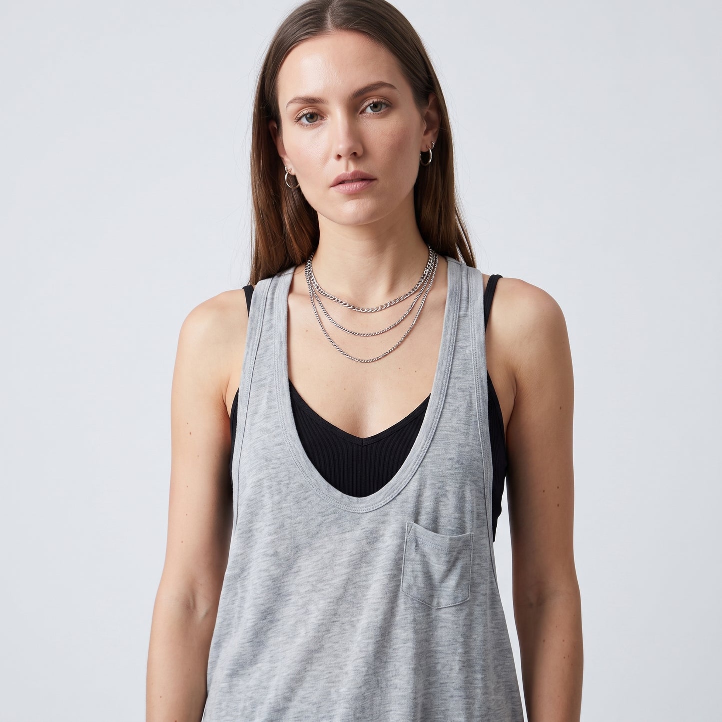 Essential Racerback Cotton Tank Dress
