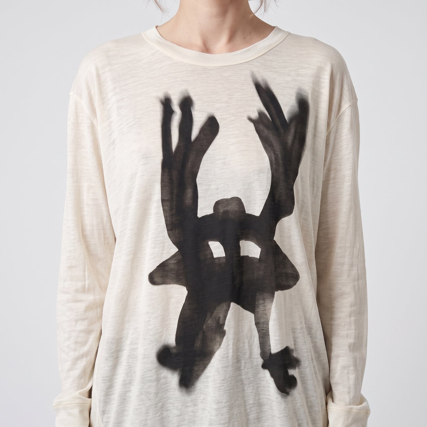 Abstract Graphic Long Sleeve Top