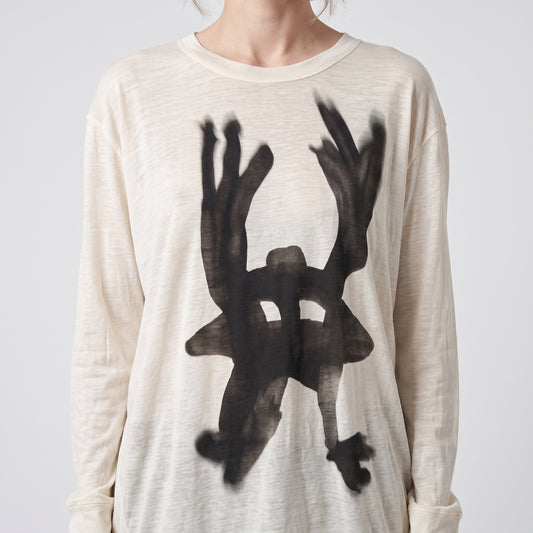 Abstract Graphic Long Sleeve Top