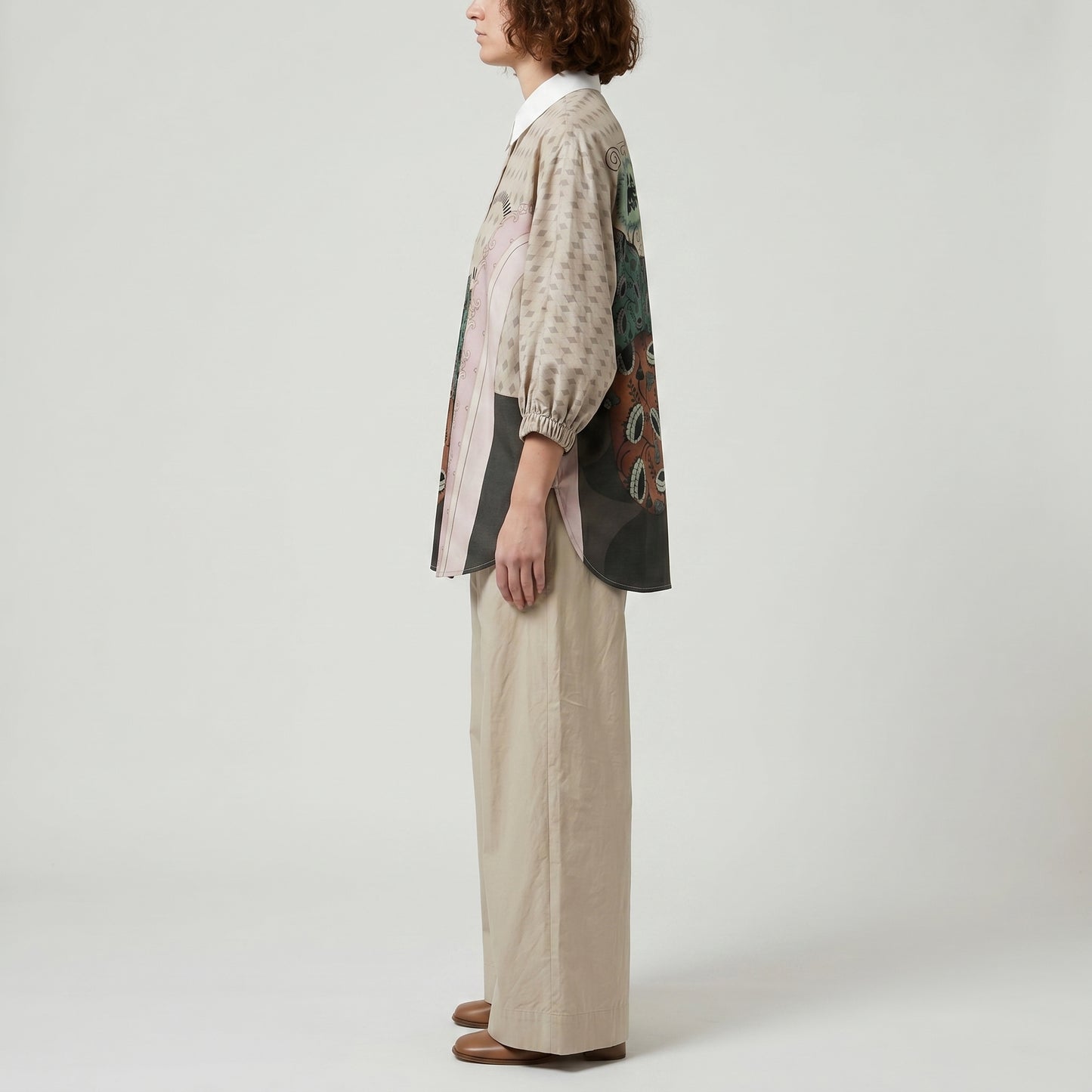 Graphic Printed Oversized Shirt