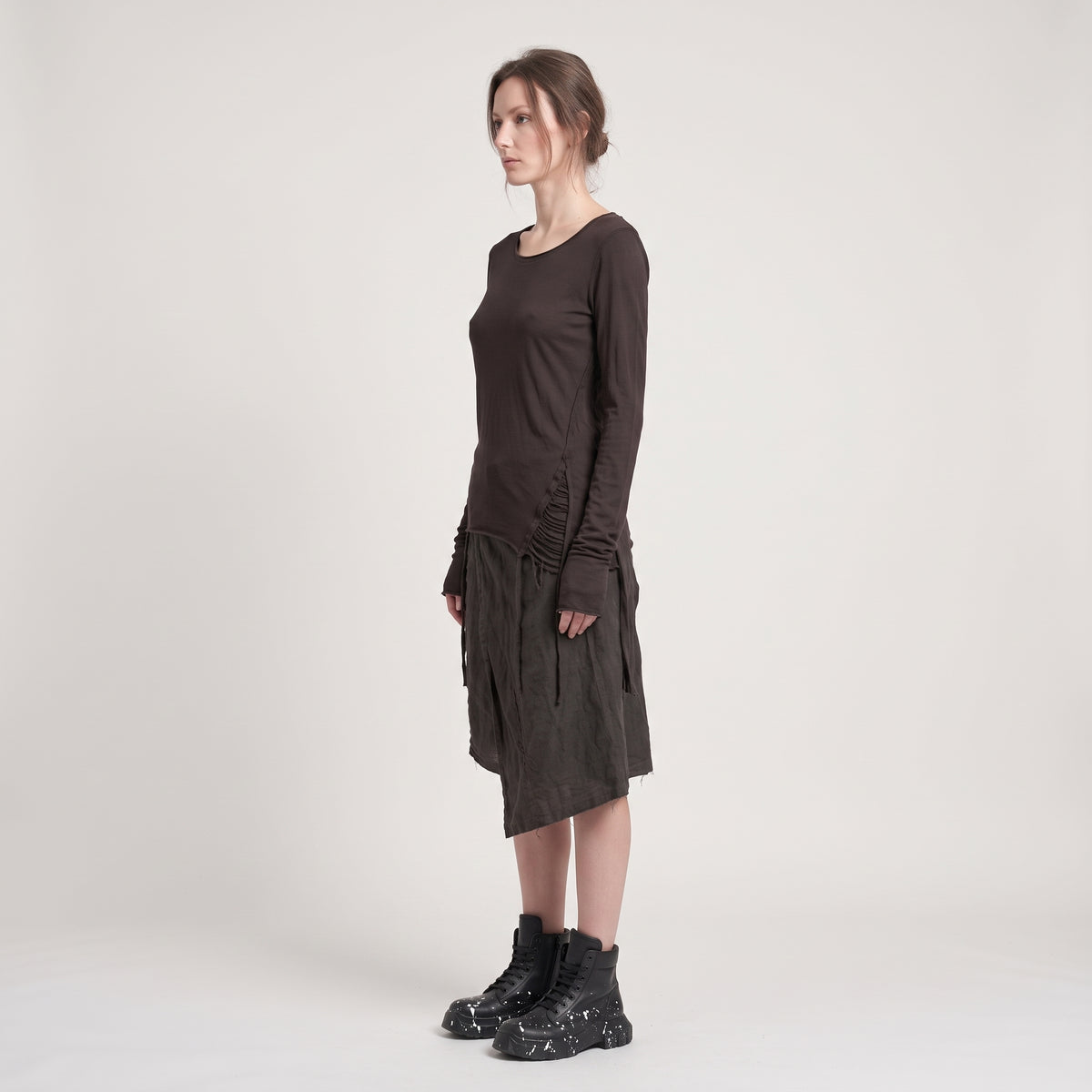 Minimalist Long Sleeve Cotton Tee