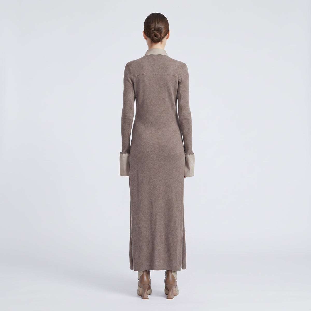 Layered Longline Knit Cardigan