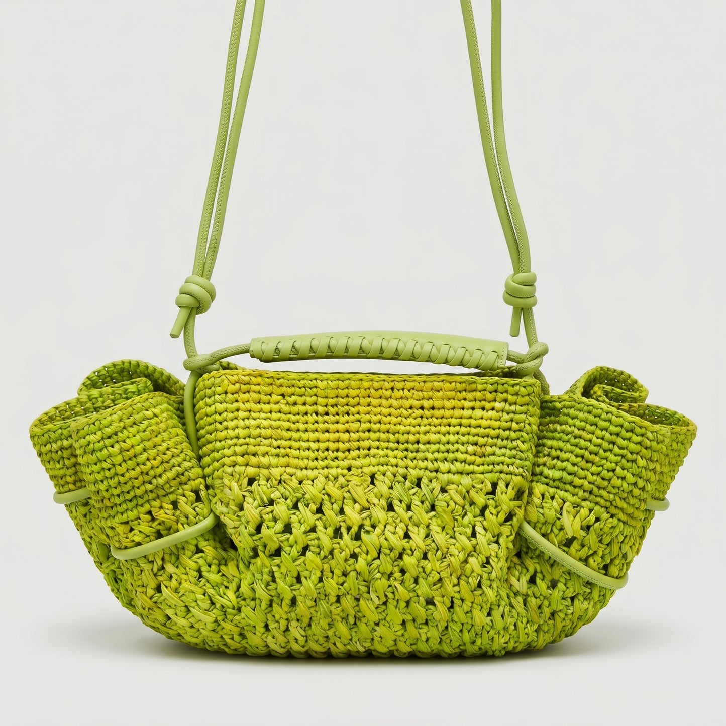 Woven Mini Straw Shoulder Bag