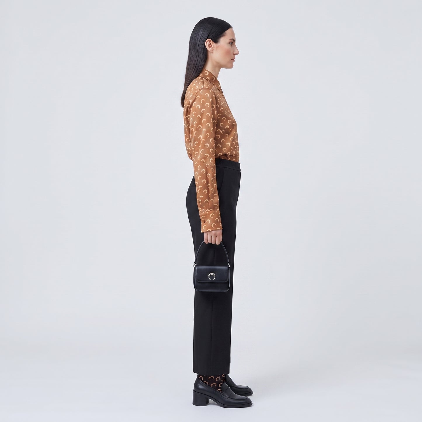 Monogram Printed Silk Shirt