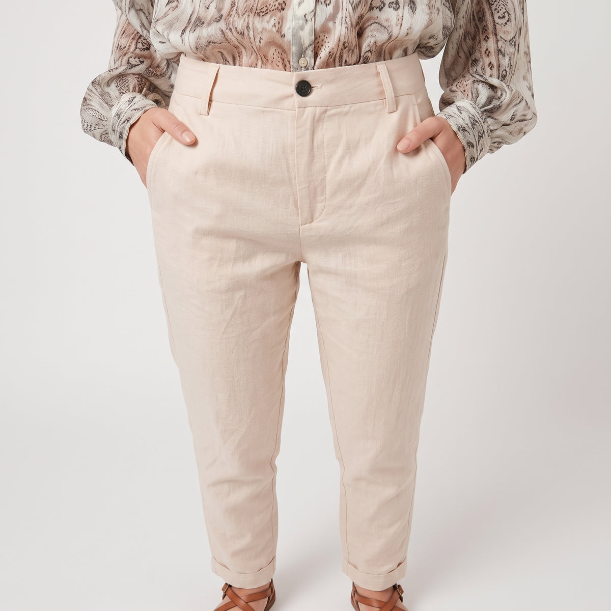 Tailored Classic Linen Trousers