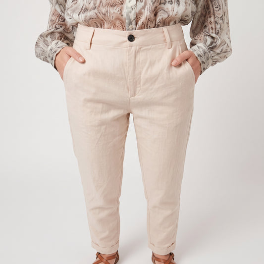 Tailored Classic Linen Trousers