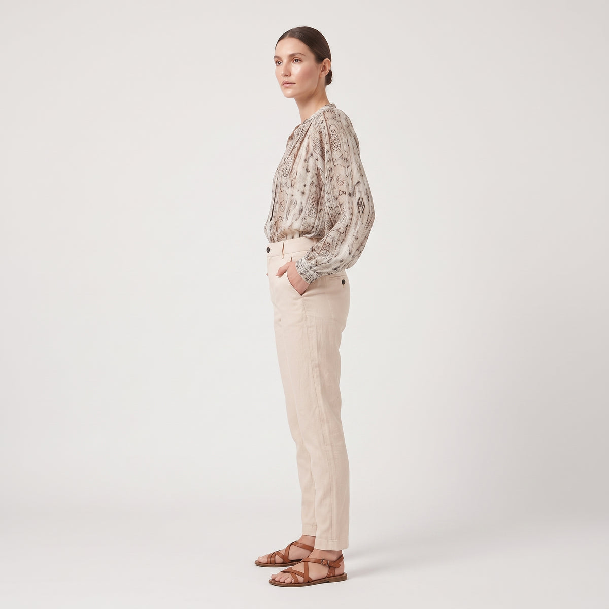 Tailored Classic Linen Trousers