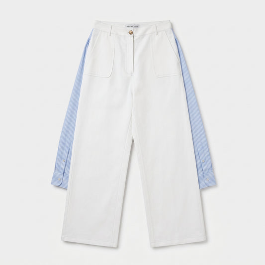 Hybrid Striped Detail Trousers