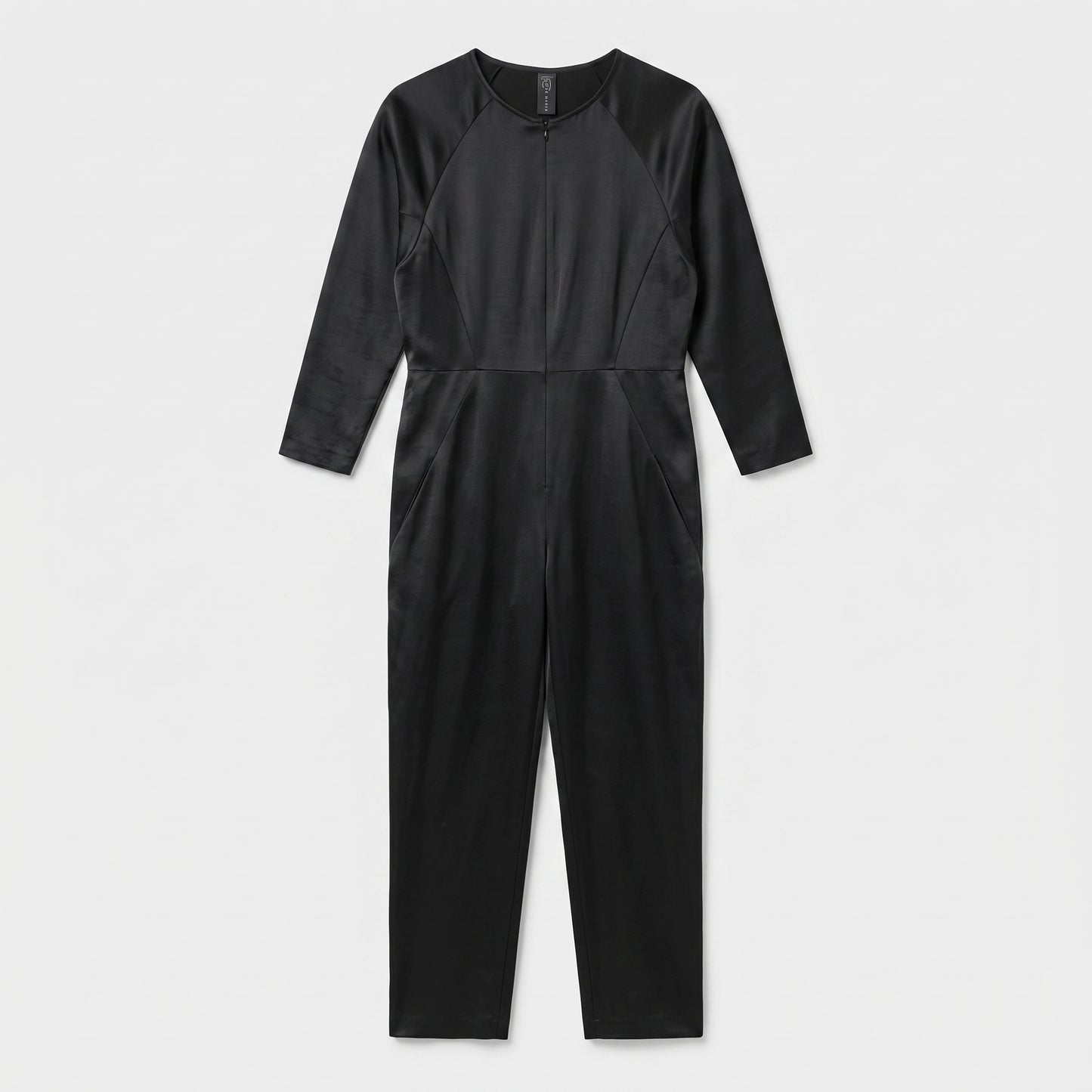 Sleek Tailored Black Jumpsuit